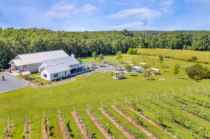 Underbar Virginia Winery med evenemangslokaler