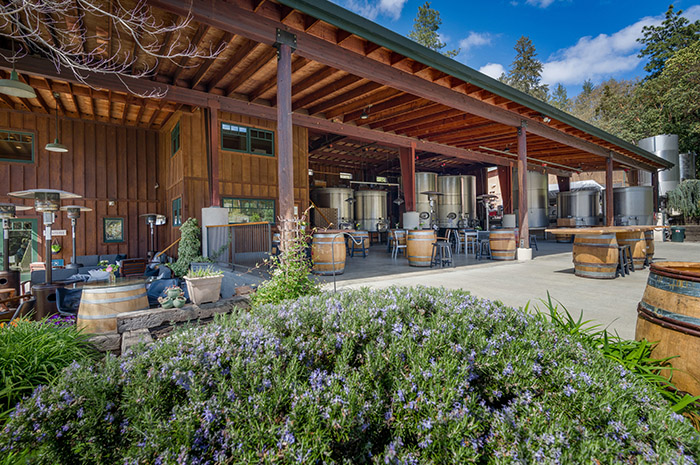 Sustainably Designed Winery in Applegate Valley